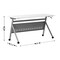 Emma and Oliver Griffin Heavy-Duty Flip Top Training Table with Nesting Design, Privacy Panel, Y-Legs, Tabletop, Metal Frame